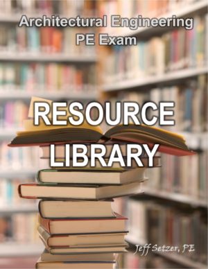 Architectural Engineering PE Exam Resource Library